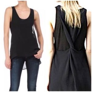 RAG & BONE Twist Back Seychelles Layered Tank Top